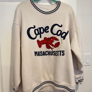 Abercrombie & Fitch Cream Cape Cod Sweater